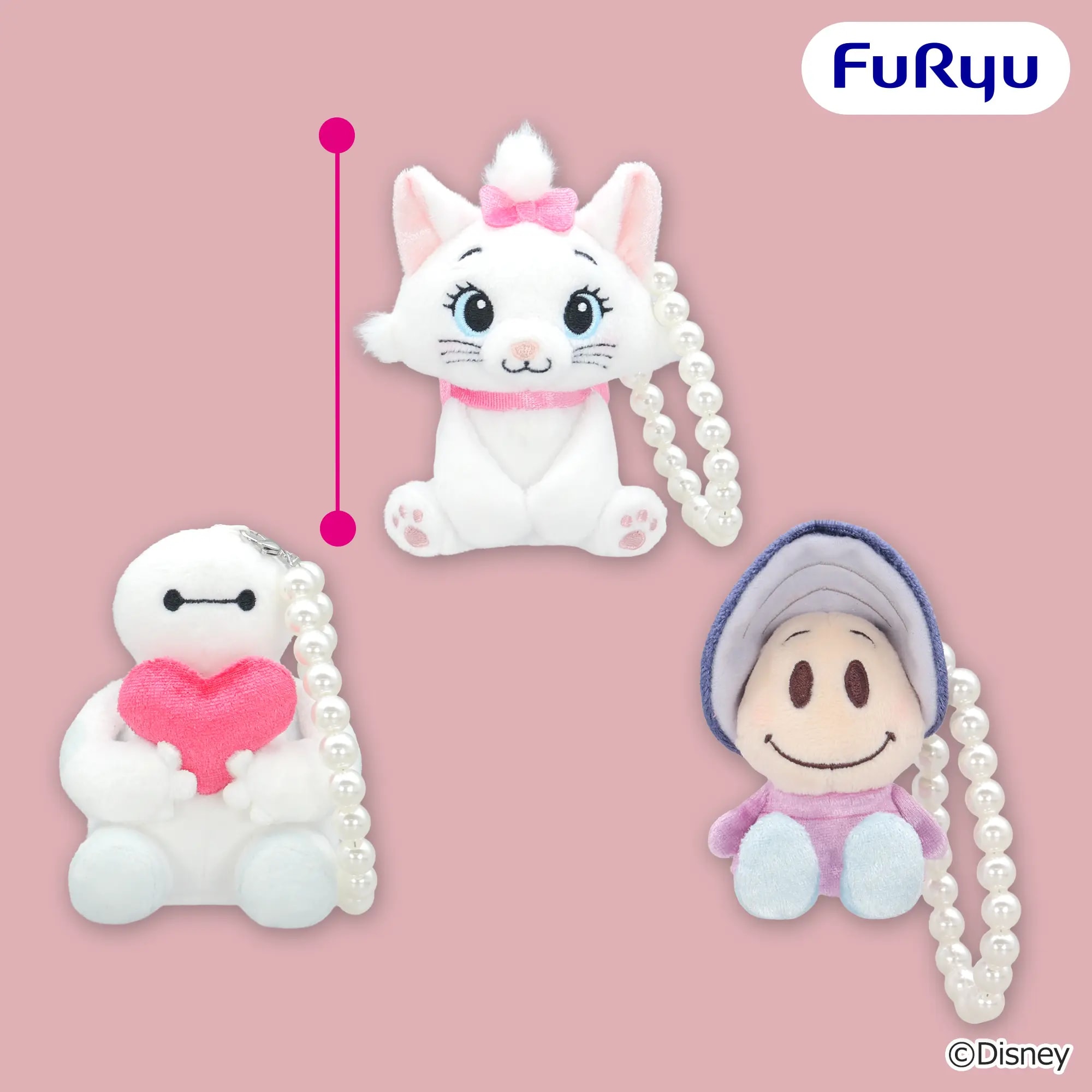ディズニーキャラクター パールビーズマスコットのプライズ画像