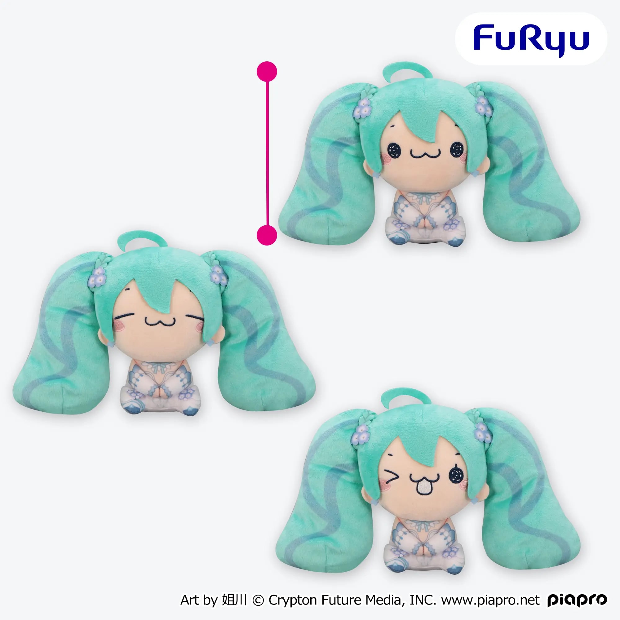 初音ミク もちぴこぬいぐるみーねもふぃらーのプライズ画像