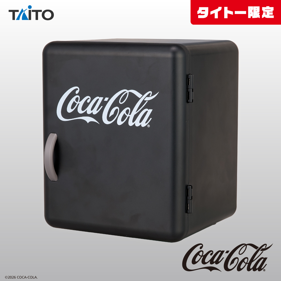 Coca-Cola 冷蔵庫風小物入れ Black ver.のプライズ画像