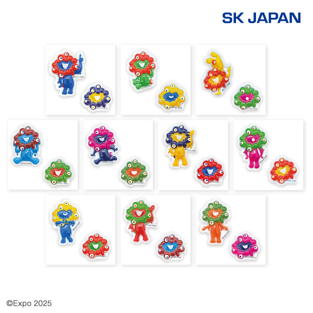 EXPO2025 ミャクミャク ぷっくりシールのプライズ画像