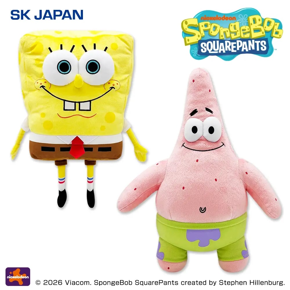 スポンジ・ボブ ぷっくりフェイスBIGぬいぐるみ(スタンダード)のプライズ画像