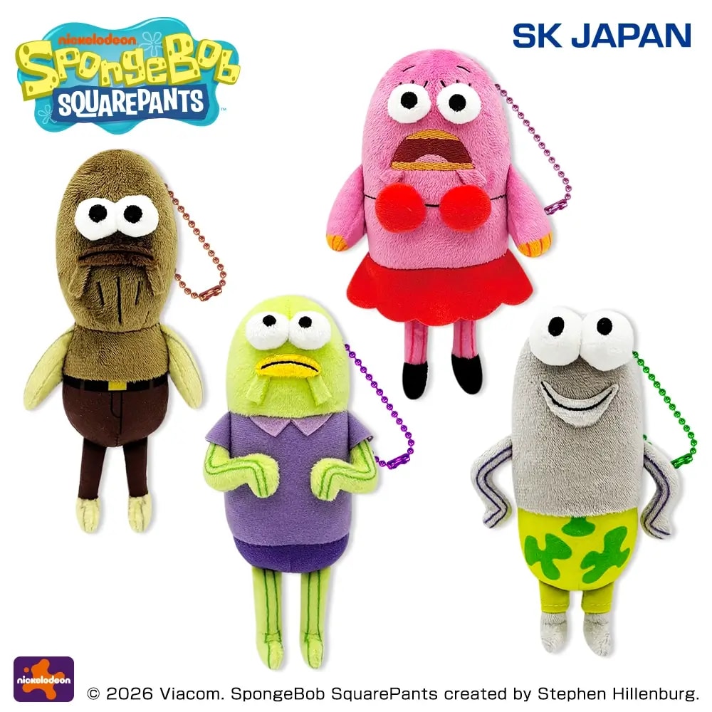 スポンジ・ボブ ビキニタウンの住人ミニぬいぐるみのプライズ画像