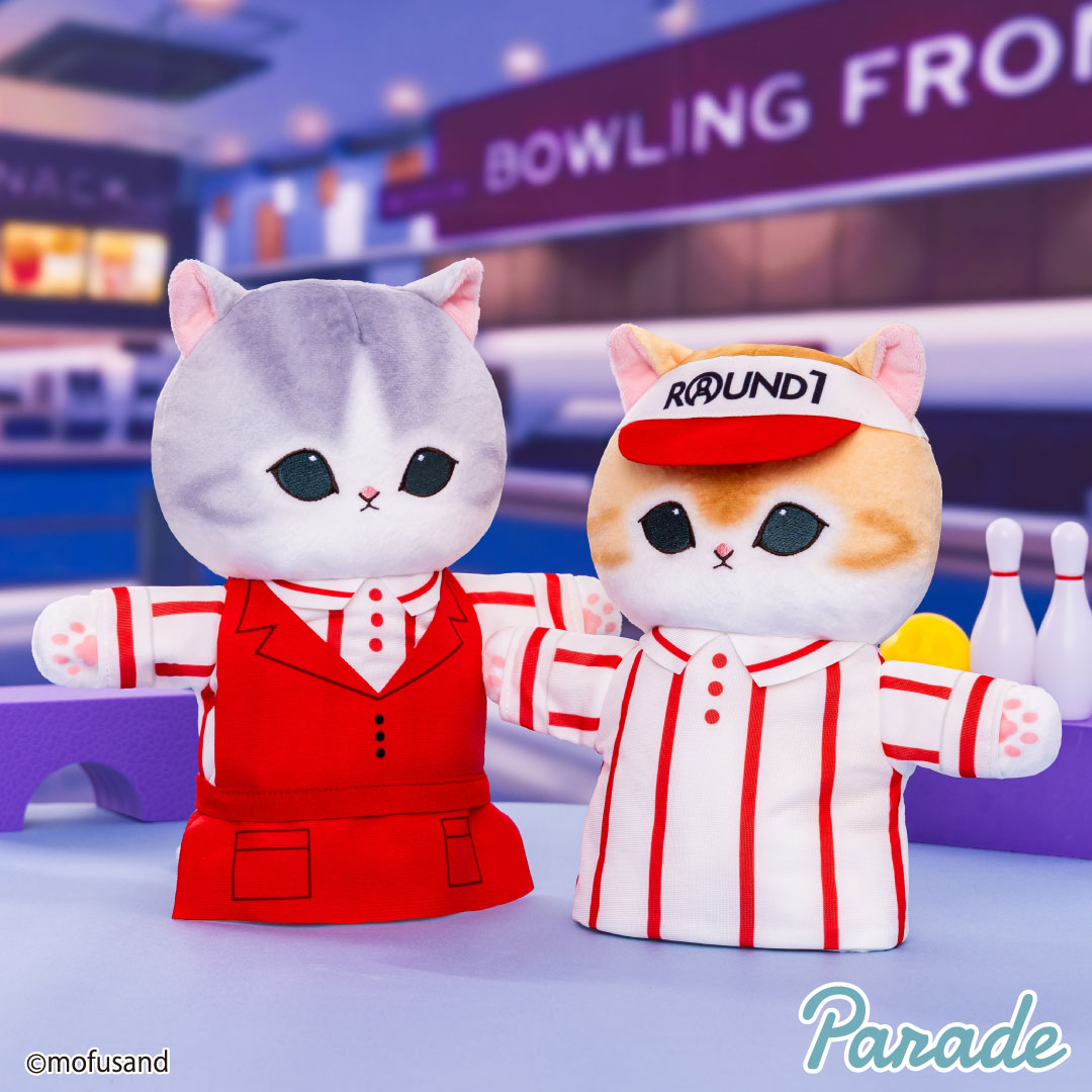 mofusand パペットぬいぐるみ～ROUND1コラボver.～のプライズ画像