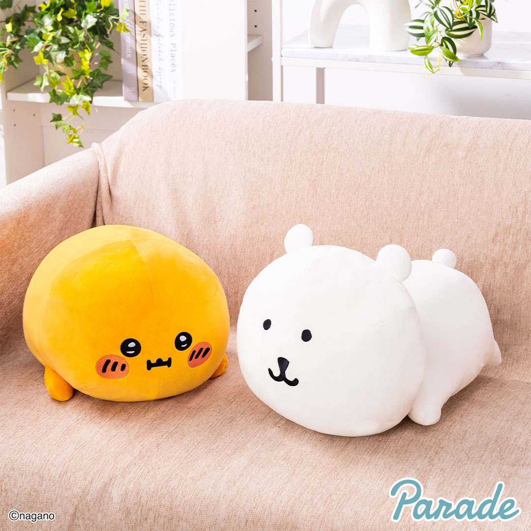 ナガノキャラクターズ もっちる ねそべりBIGぬいぐるみ①のプライズ画像