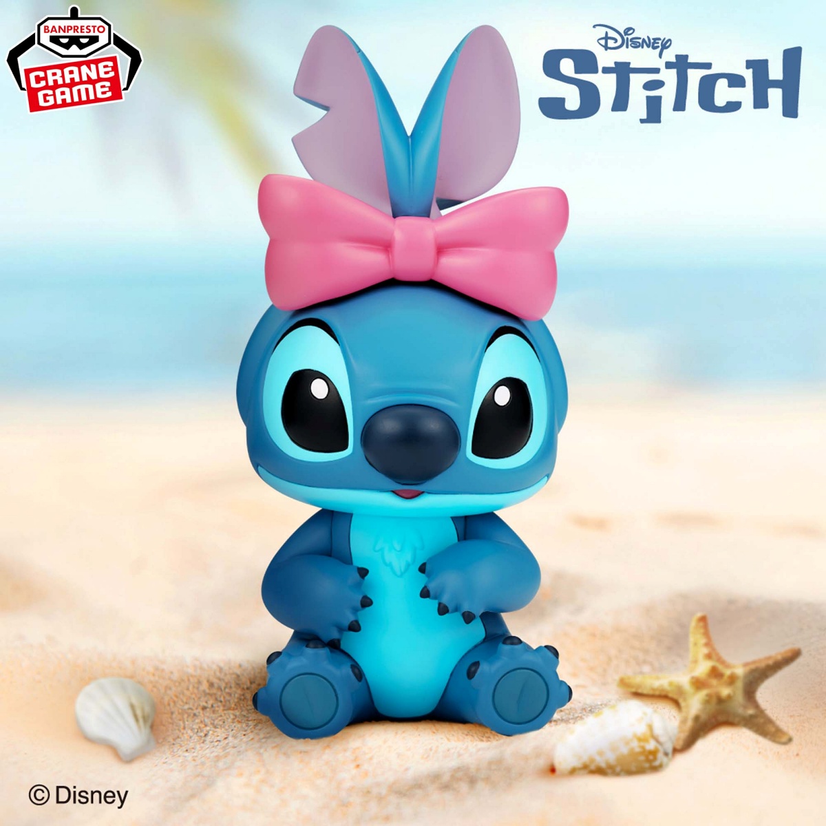 ディズニーキャラクター スティッチ～リボン～フィギュアのプライズ画像