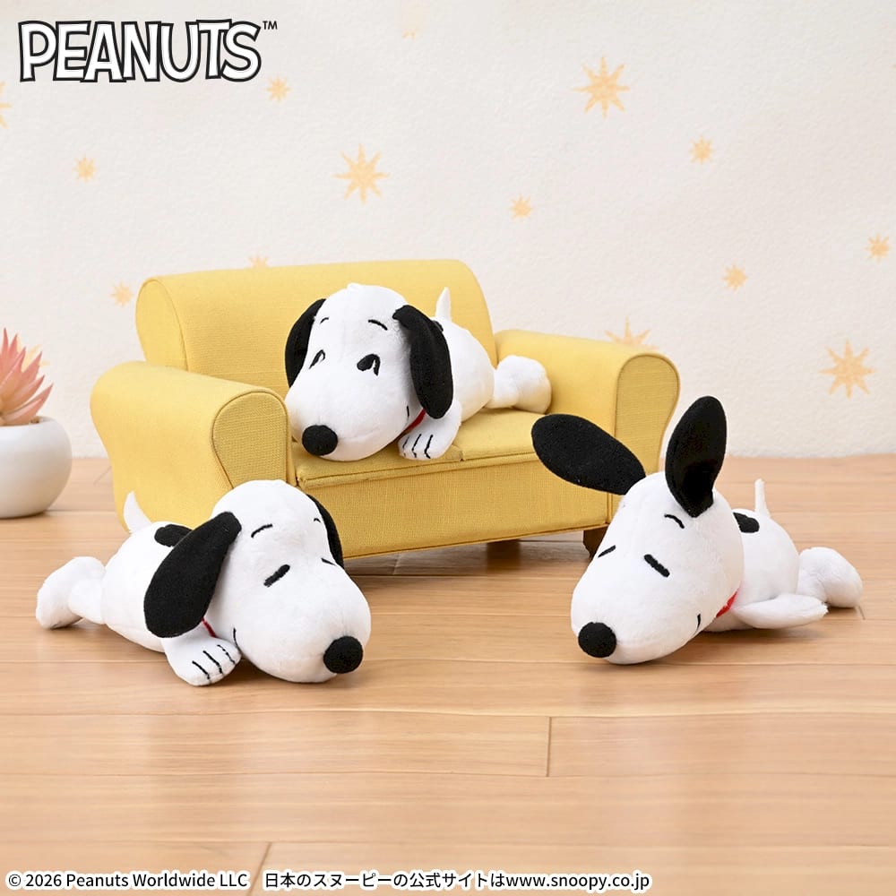 SNOOPY™ マスコット うつぶせVer.のプライズ画像