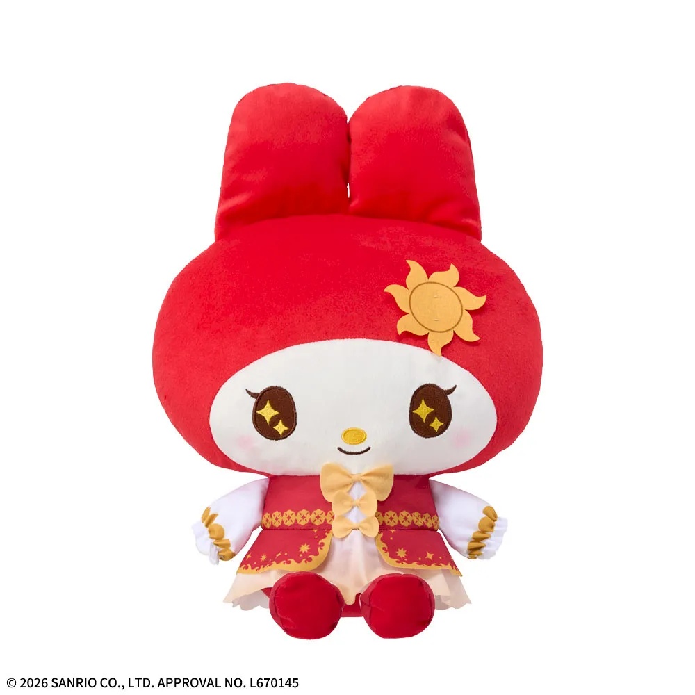 ゆるかわ サンリオキャラクターズ Lぬいぐるみ‐マイメロディ‐ Luna et Solのプライズ画像