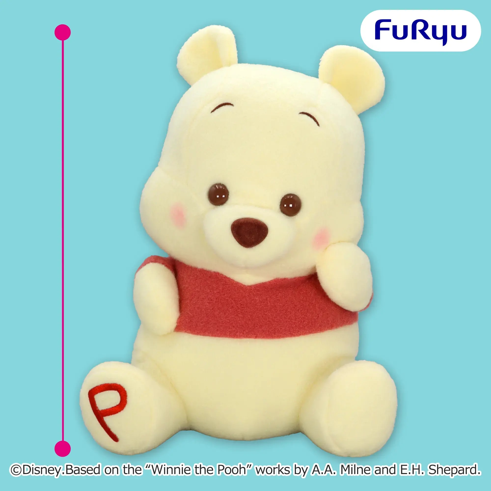くまのプーさん ミルキーボア 超BIGぬいぐるみ～きょとん～のプライズ画像