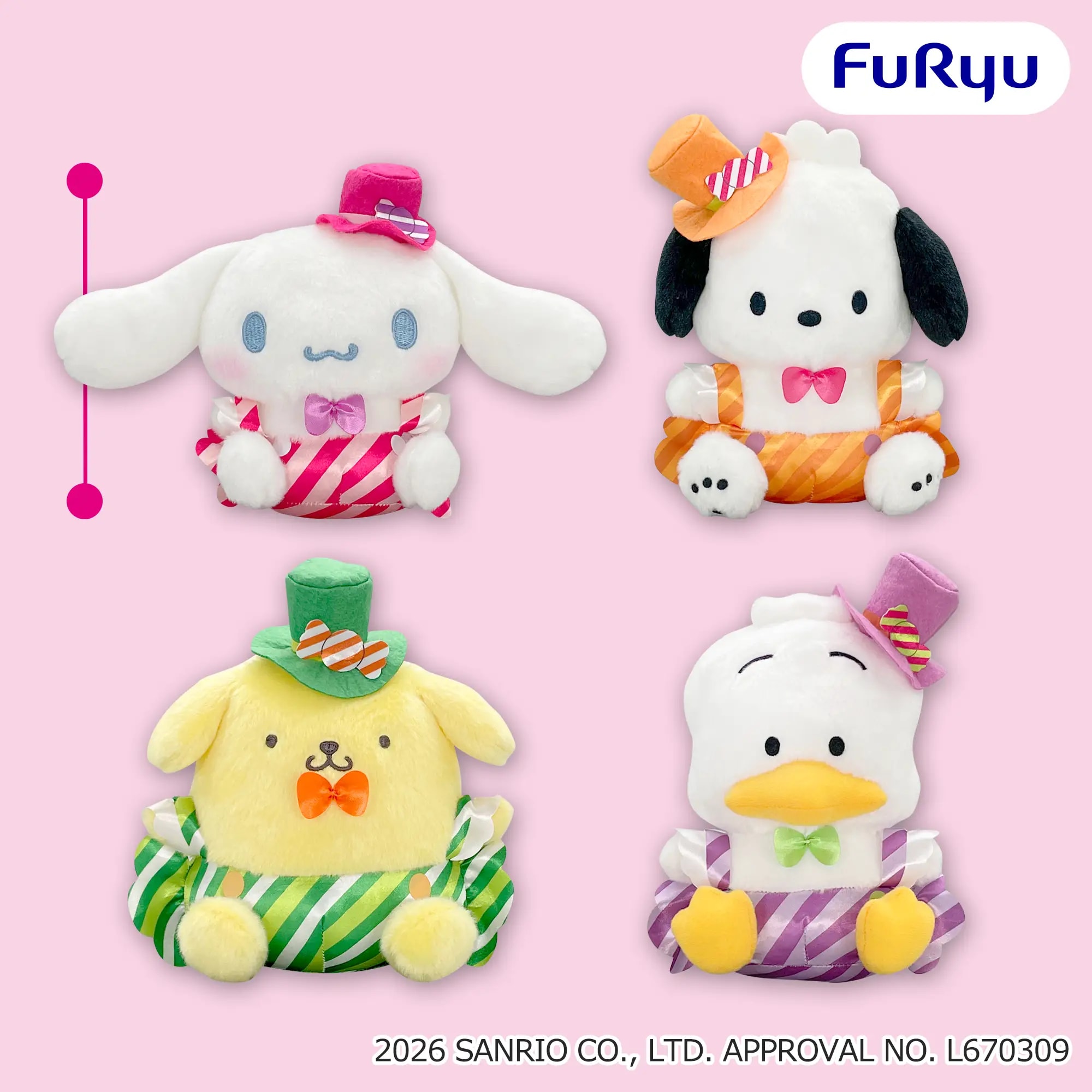 サンリオキャラクターズ ナムコdeハロウィン2026～キャンディハウスファンタジー～ぬいぐるみのプライズ画像