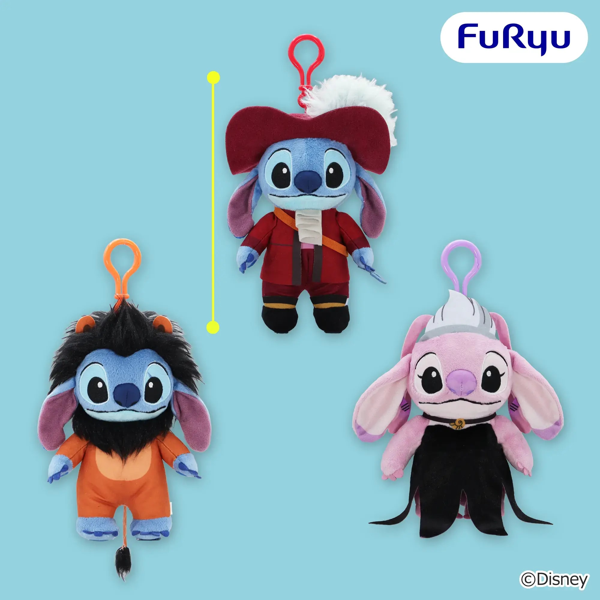 ディズニー スティッチ くりっぴぃ コスチュームぬいぐるみ～ディズニーヴィランズ～のプライズ画像