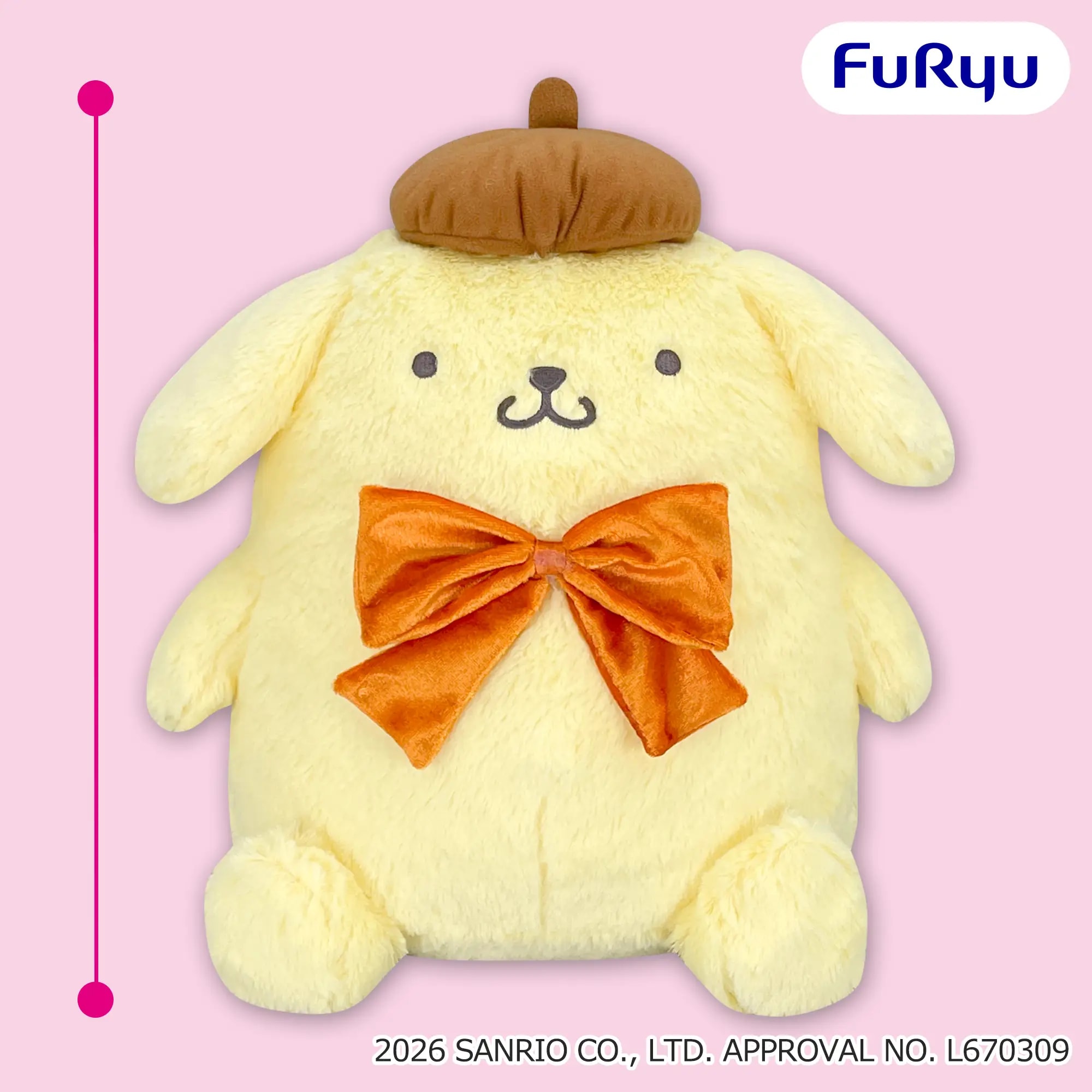 ポムポムプリン ナムコdeハロウィン2026～キャンディハウスファンタジー～超BIGぬいぐるみのプライズ画像