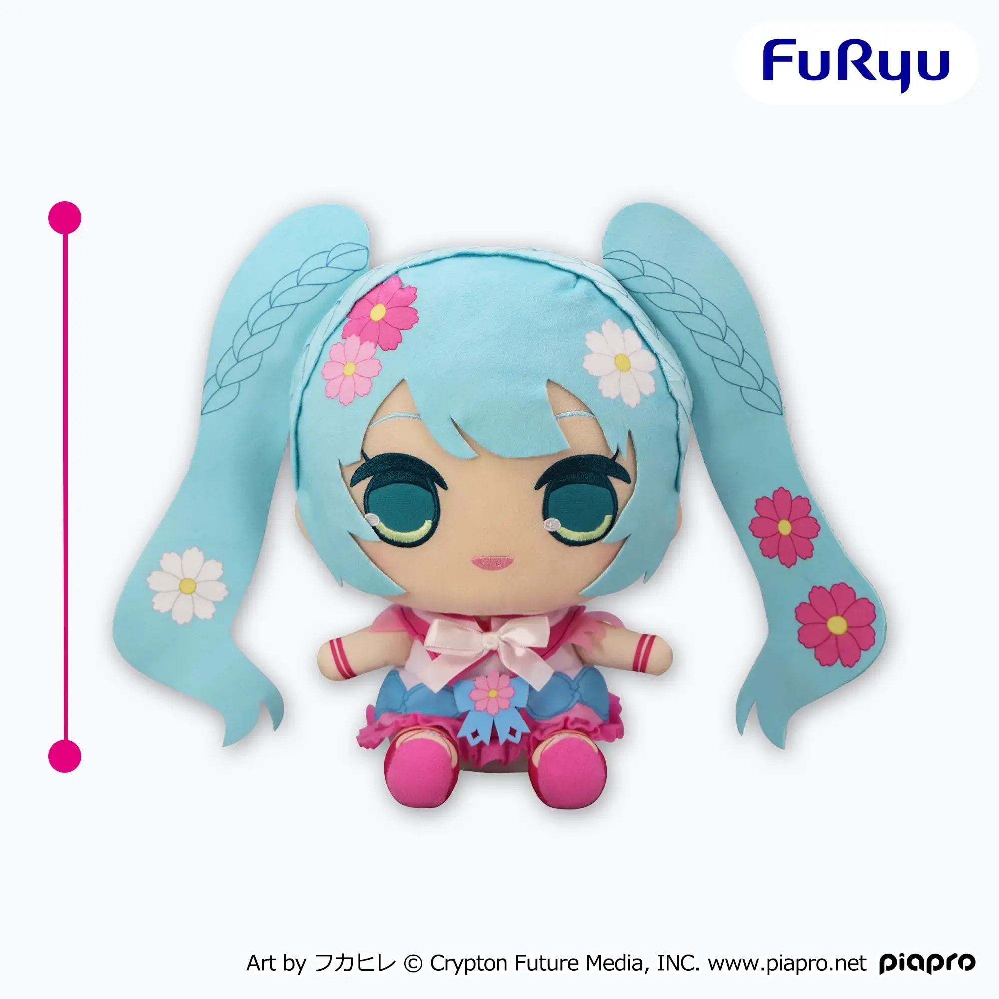 初音ミク きゅるまるBIGぬいぐるみーコスモスver.ーのプライズ画像