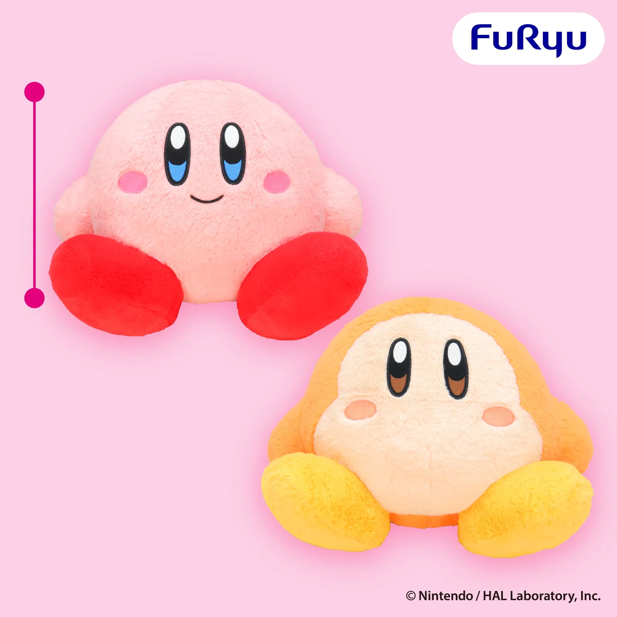星のカービィ ふさモチBIGぬいぐるみのプライズ画像