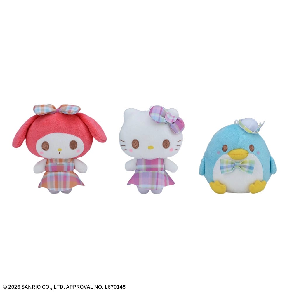 ゆるかわ サンリオキャラクターズ マスコット サマーチェックのプライズ画像