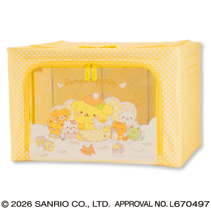 ポムポムプリン ベビーエンジェル窓付き収納ボックスのプライズ画像