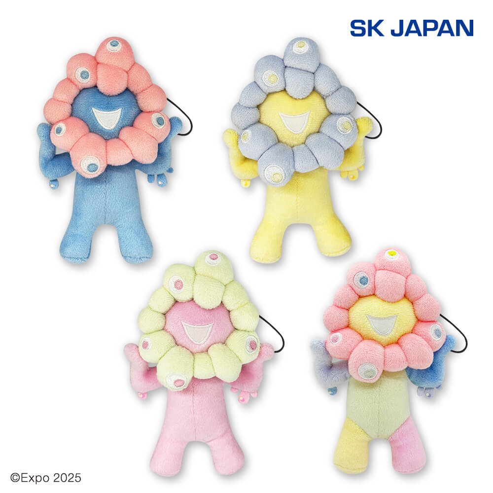 EXPO2025 ミャクミャク パステルぬいぐるみのプライズ画像