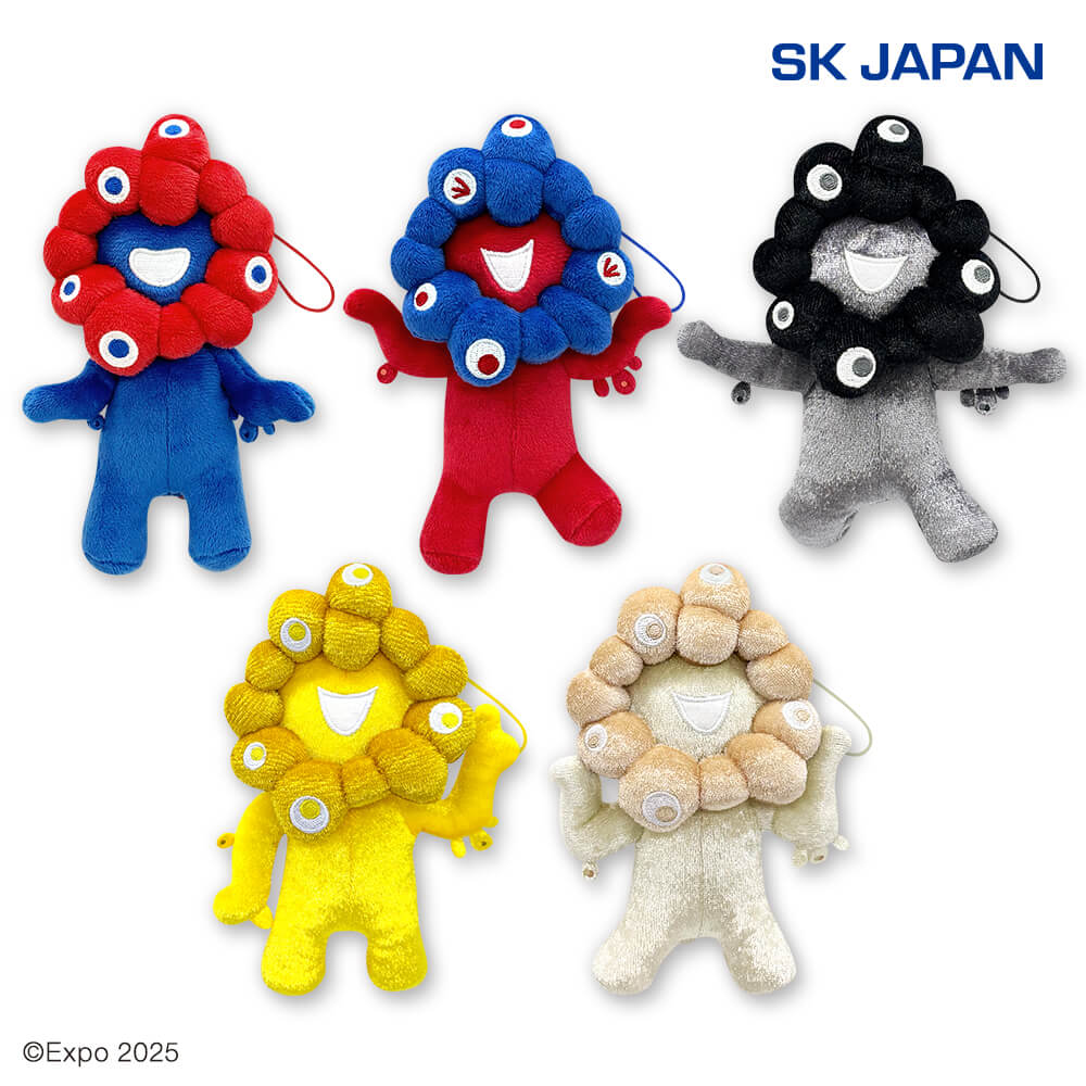EXPO2025 ミャクミャク カラフルぬいぐるみのプライズ画像