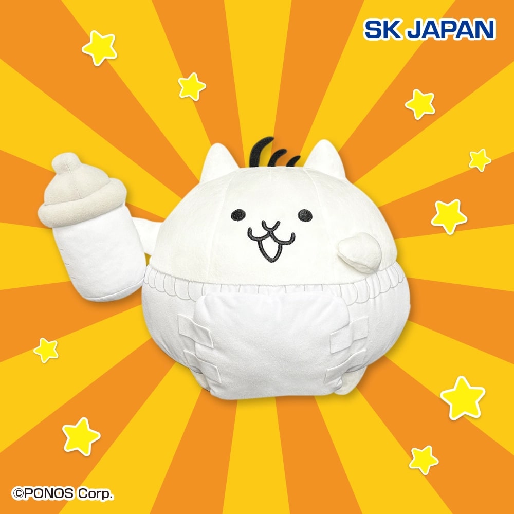 にゃんこ大戦争 BIGぬいぐるみ(ねこベビー)のプライズ画像