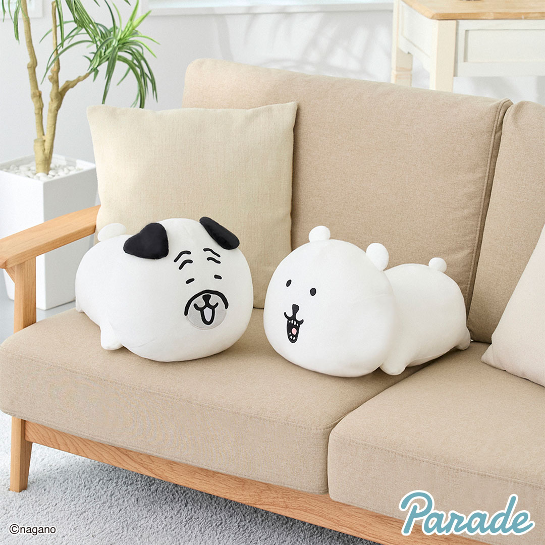 ナガノキャラクターズ もっちる ねそべりBIGぬいぐるみ②のプライズ画像