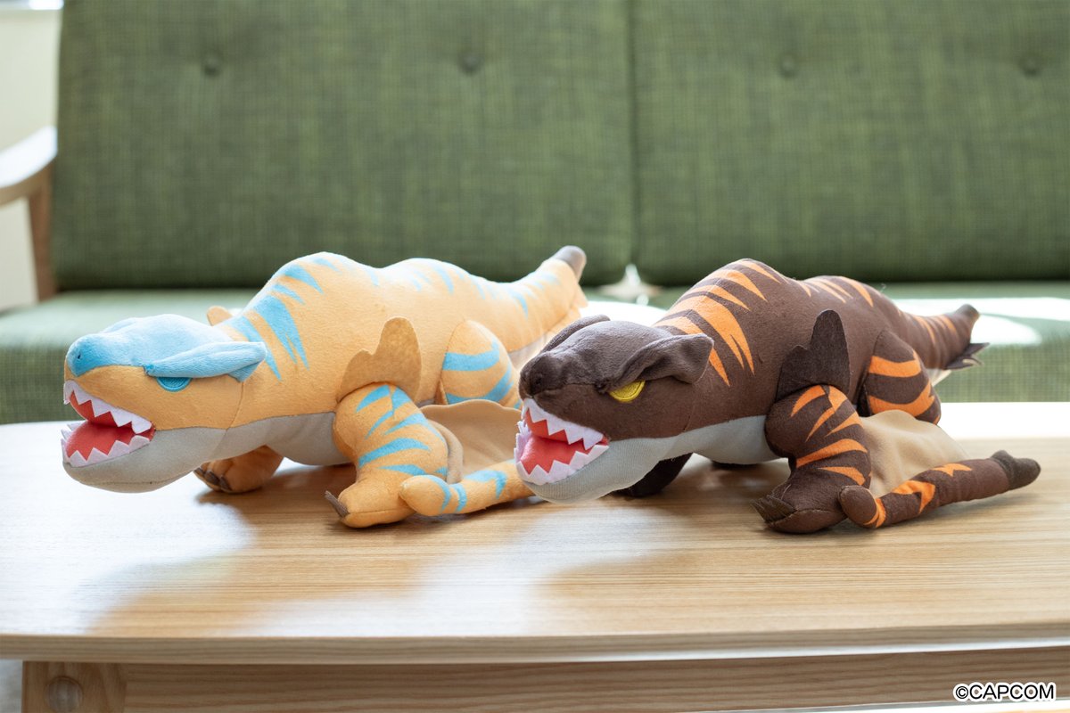 モンスターハンター デフォルメBIGぬいぐるみ(ティガレックス・ティガレックス亜種)のプライズ画像