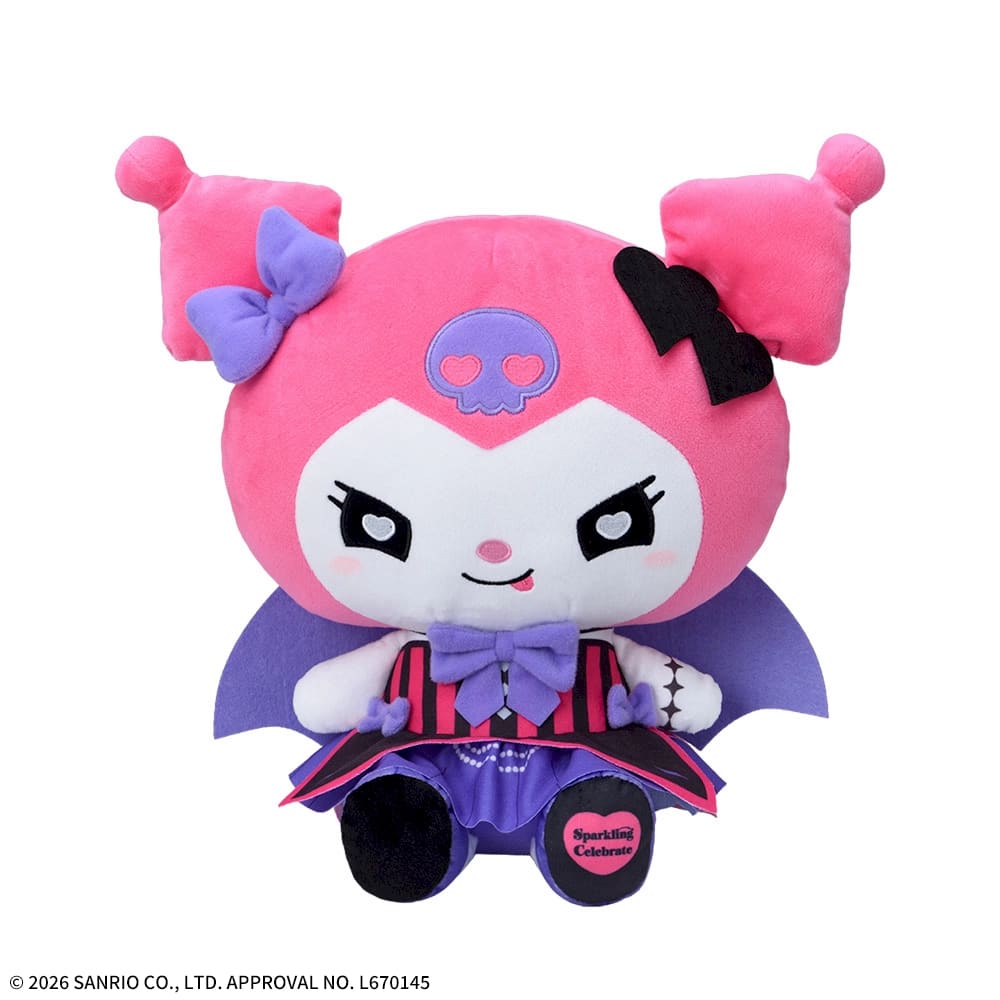 ゆるかわ サンリオキャラクターズ Lぬいぐるみ‐クロミ‐ Sparkling Celebrate Vivid Ver.のプライズ画像