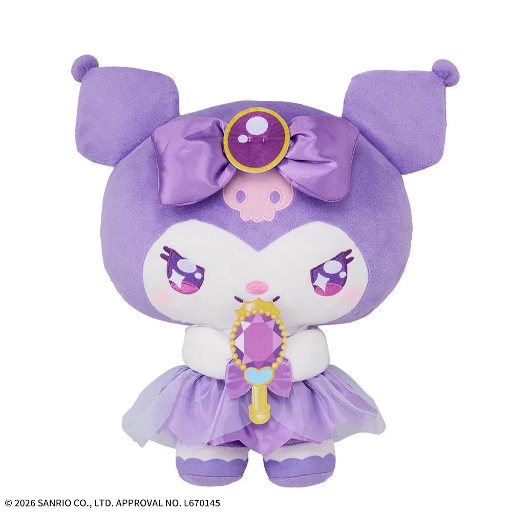 ゆるかわ サンリオキャラクターズ Lぬいぐるみ‐クロミ‐ キラメク✦️マジカルのプライズ画像