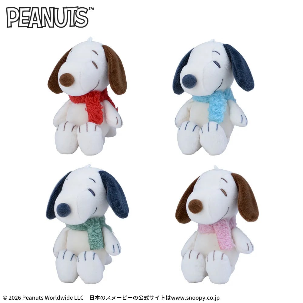 SNOOPY™ マスコット ニュートラルカラーVer.のプライズ画像