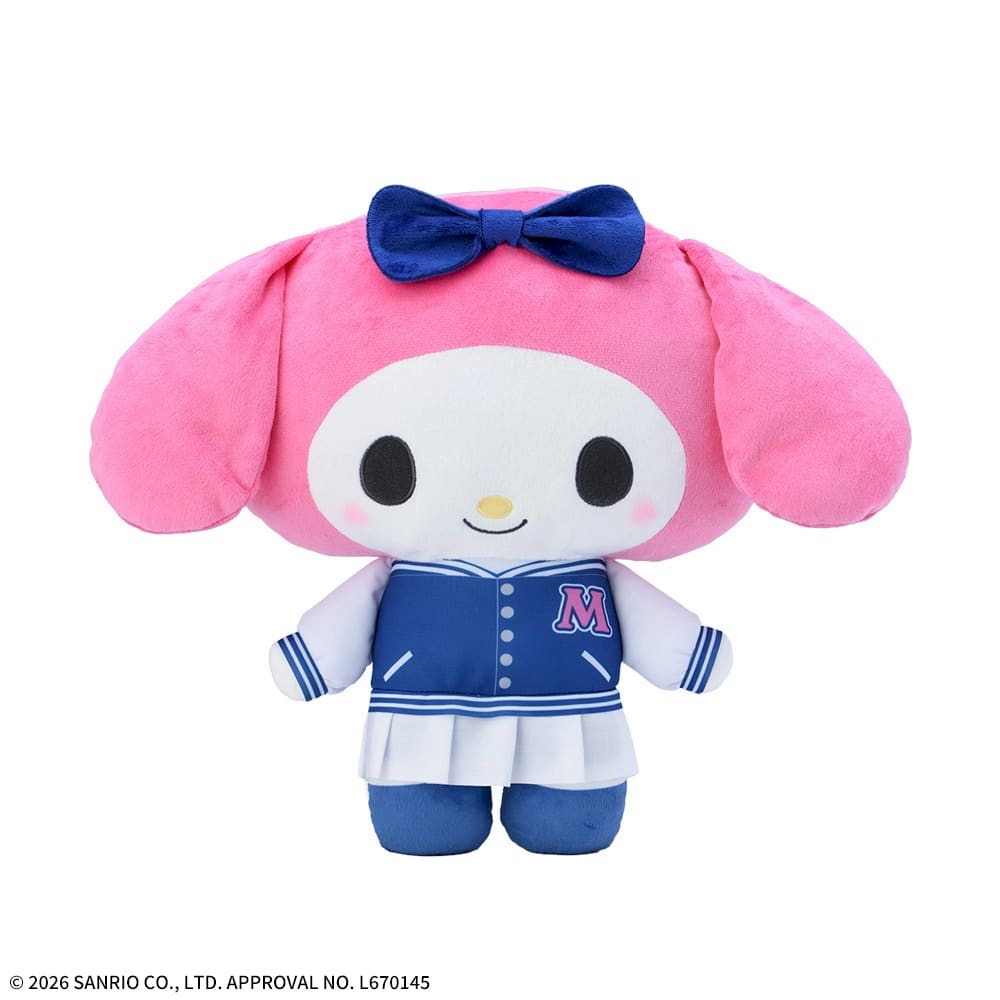 ゆるかわ サンリオキャラクターズ Lぬいぐるみ‐マイメロディ‐ スタジャンのプライズ画像