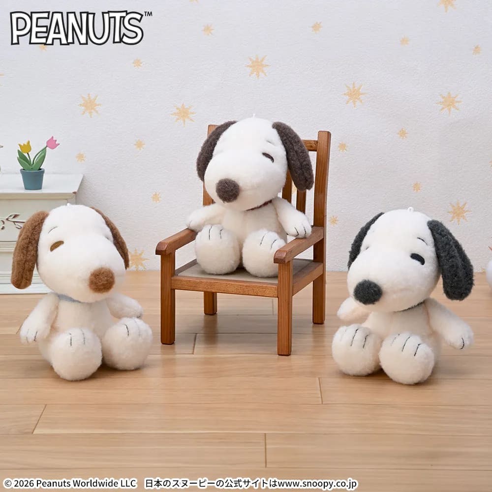 SNOOPY™ ぬいぐるみ ニュートラルカラーVer.のプライズ画像