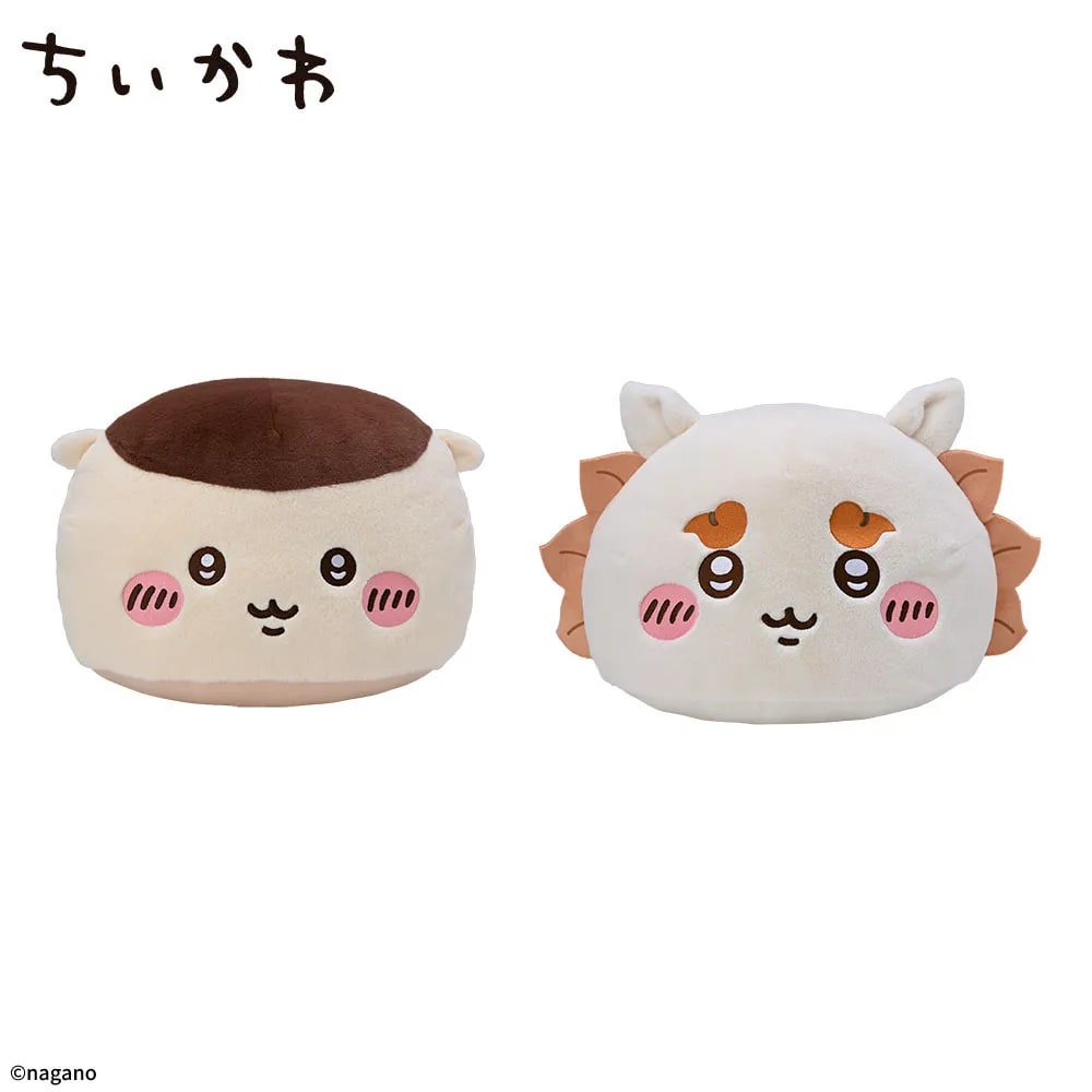 ちいかわ プレミアムドームクッション‐くりまんじゅう&シーサー‐のプライズ画像