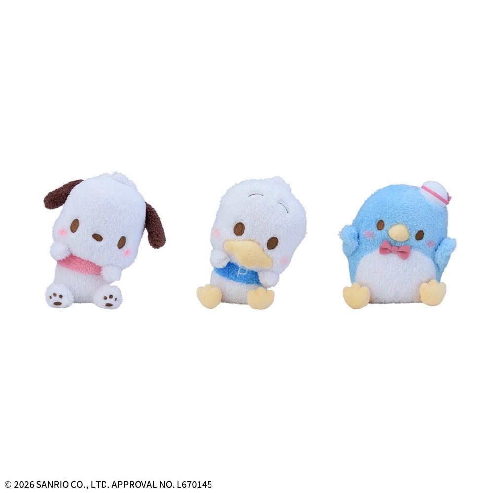 ゆるかわ サンリオキャラクターズ ひょこぴょこ ぬいぐるみVol.4のプライズ画像
