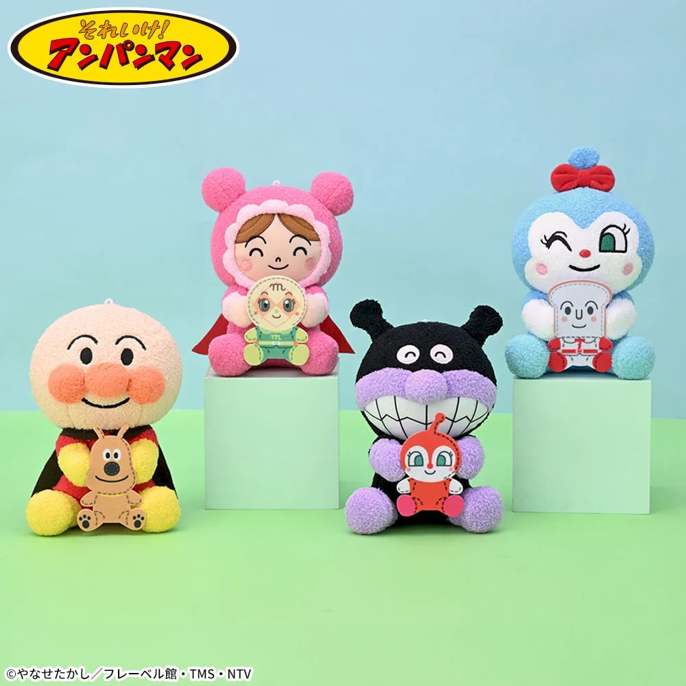 それいけ！アンパンマン ころふわ 表情いろいろぬいぐるみVer.4のプライズ画像