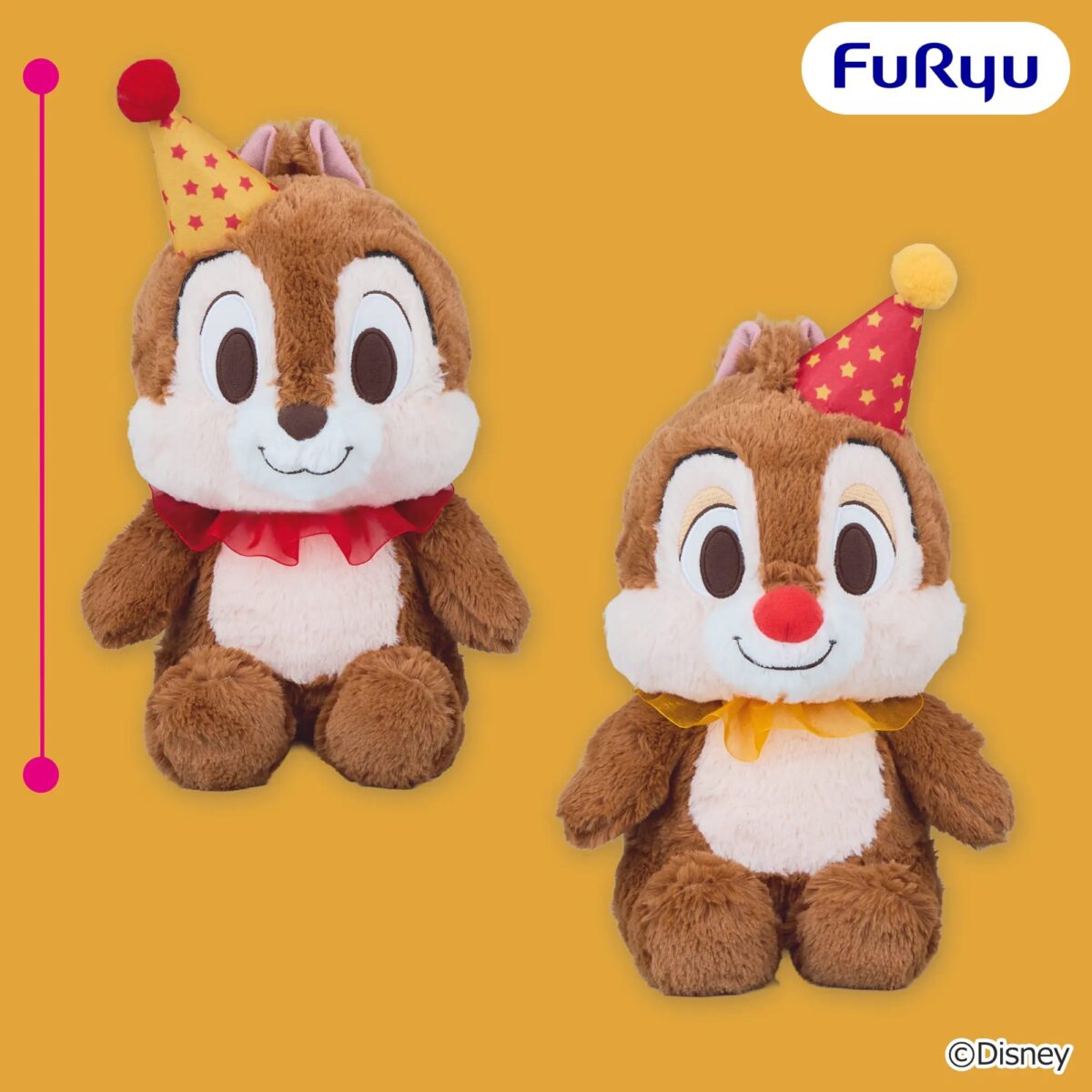 チップ＆デール お祝いBIGぬいぐるみのプライズ画像