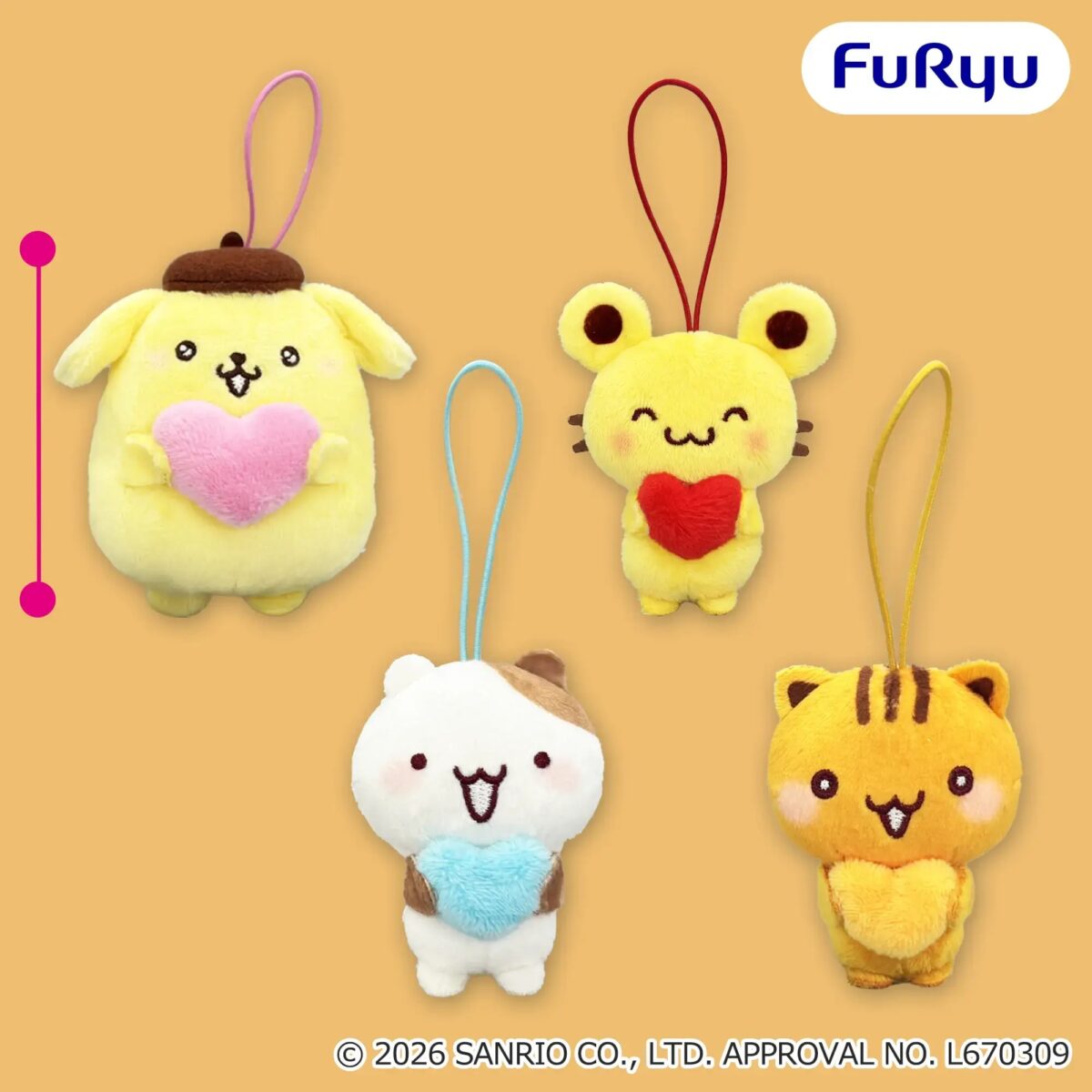 ポムポムプリン 色んな表情マスコットvol.5のプライズ画像