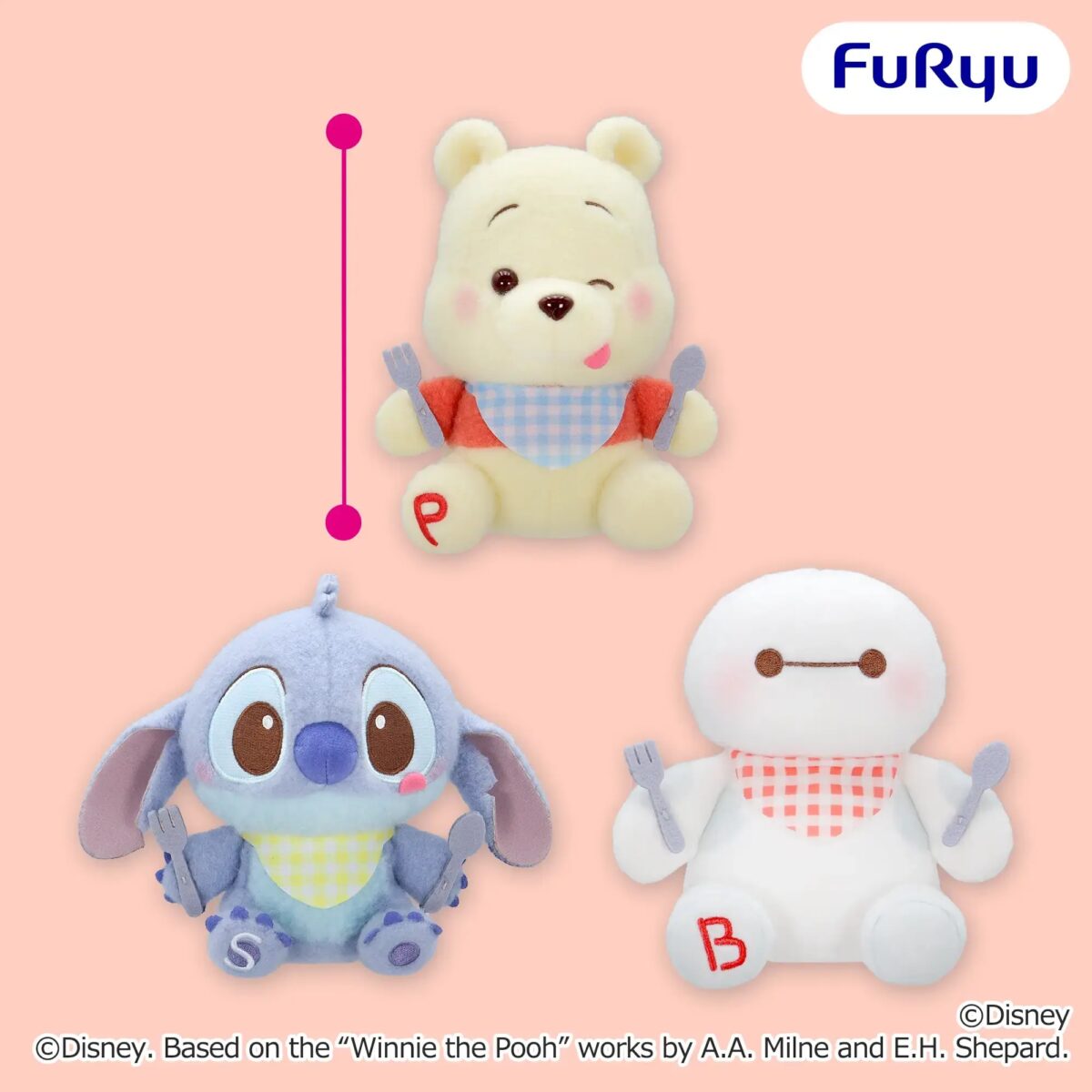 ディズニーキャラクター ミルキーボア いっしょにたべよ！ぬいぐるみのプライズ画像