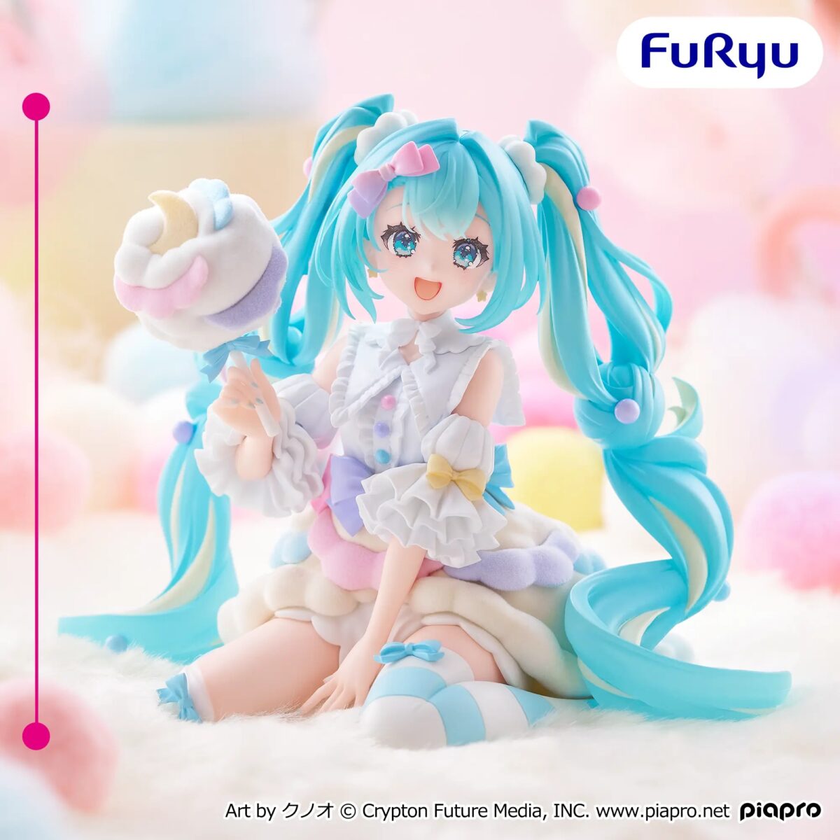 初音ミク melffy figureーコットンキャンディーのプライズ画像