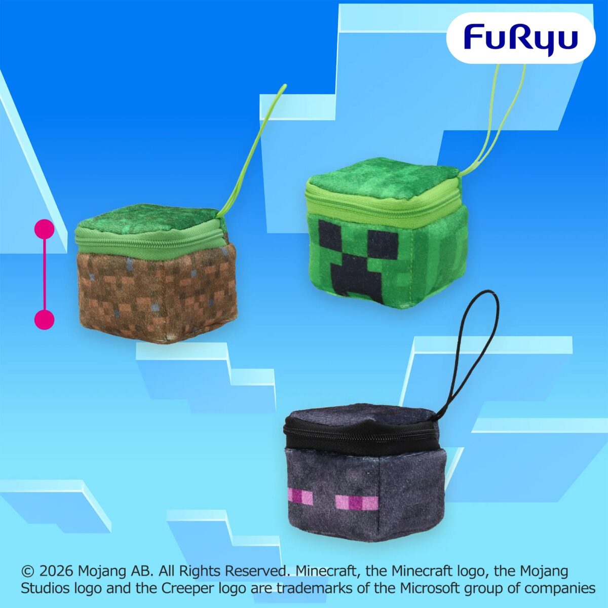 マインクラフト ブロックポーチマスコット2のプライズ画像