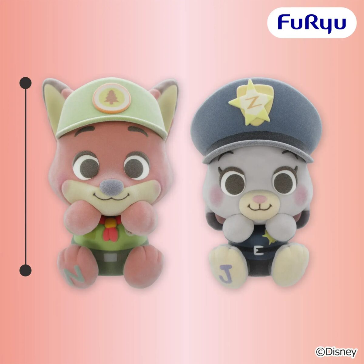 ズートピア ミルキーボア フロッキーフィギュア〜ニック / ジュディ〜のプライズ画像