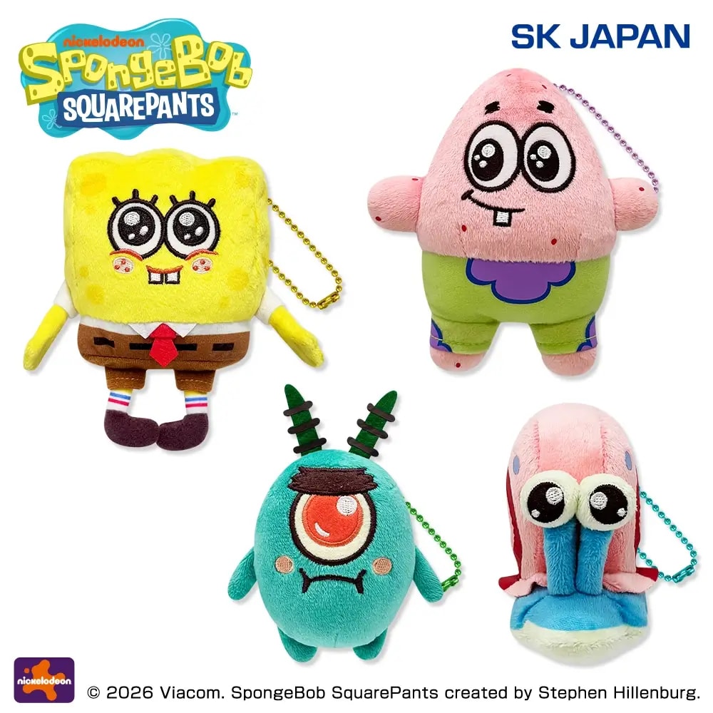 スポンジ・ボブ デフォルメマスコットボールチェーンのプライズ画像