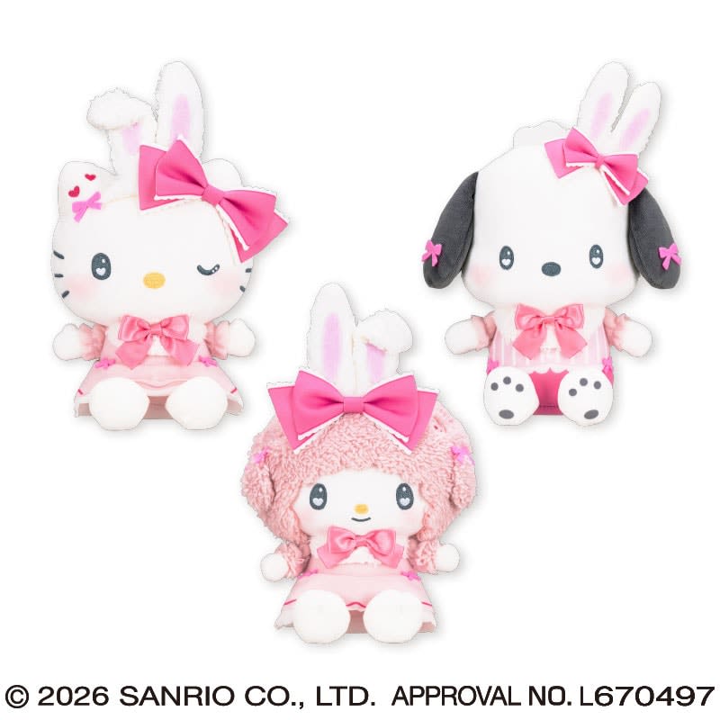 サンリオキャラクターズ ときめきリボンラビットドール2のプライズ画像