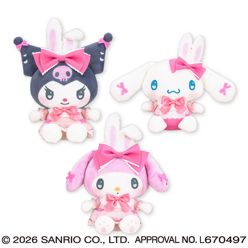 サンリオキャラクターズ ときめきリボンラビットドール1のプライズ画像