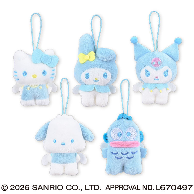 サンリオキャラクターズ みずいろえんじぇるミニミニマスコットのプライズ画像