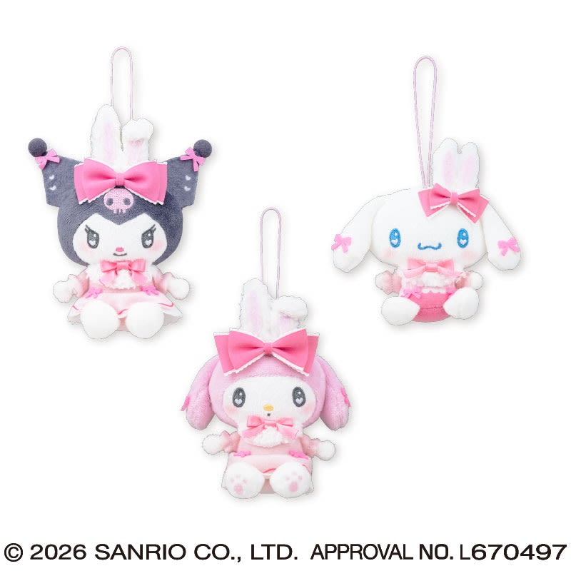 サンリオキャラクターズ ときめきリボンラビットマスコット1のプライズ画像