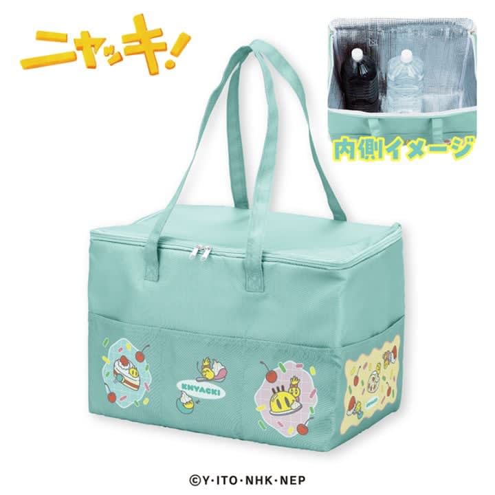 ニャッキ！ ひんやりカゴバッグのプライズ画像