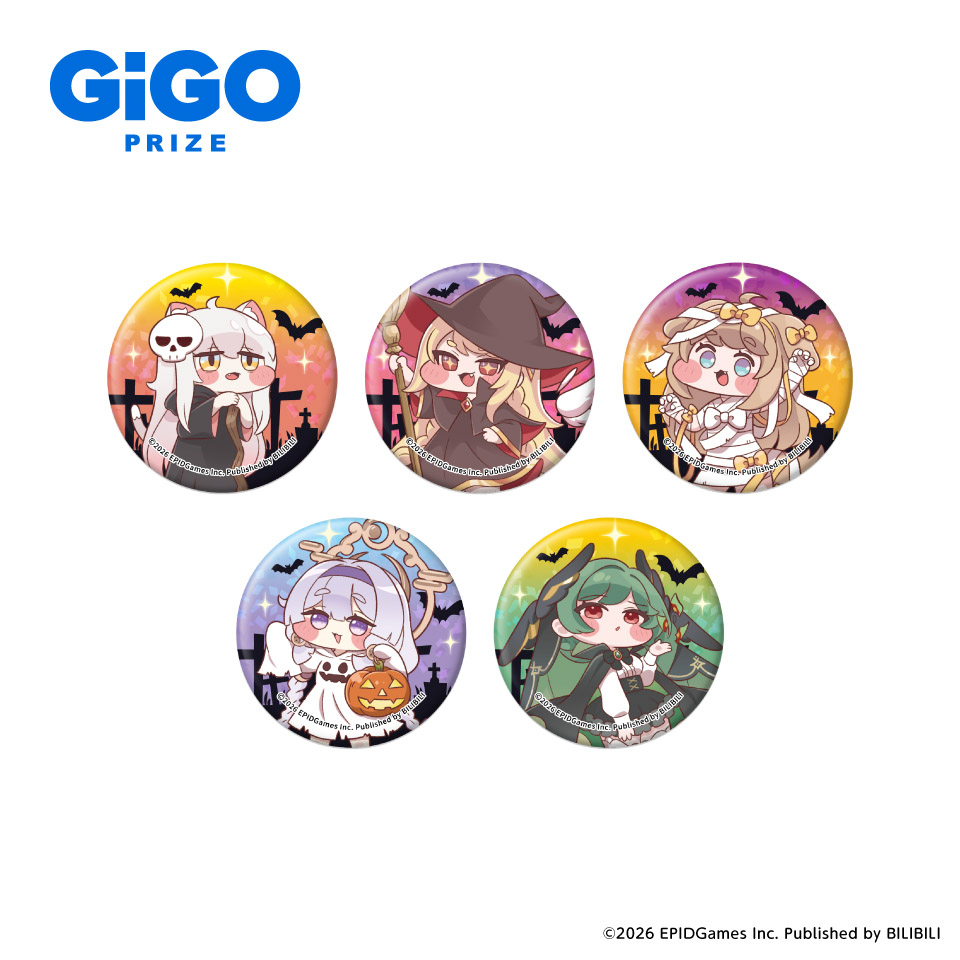 トリッカル×GiGO ホログラム缶バッジのプライズ画像