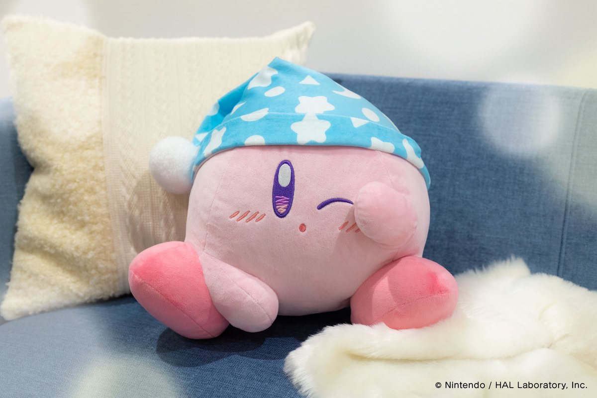 カービィ・ハッピーモーニング BIGぬいぐるみ(おはよう)のプライズ画像