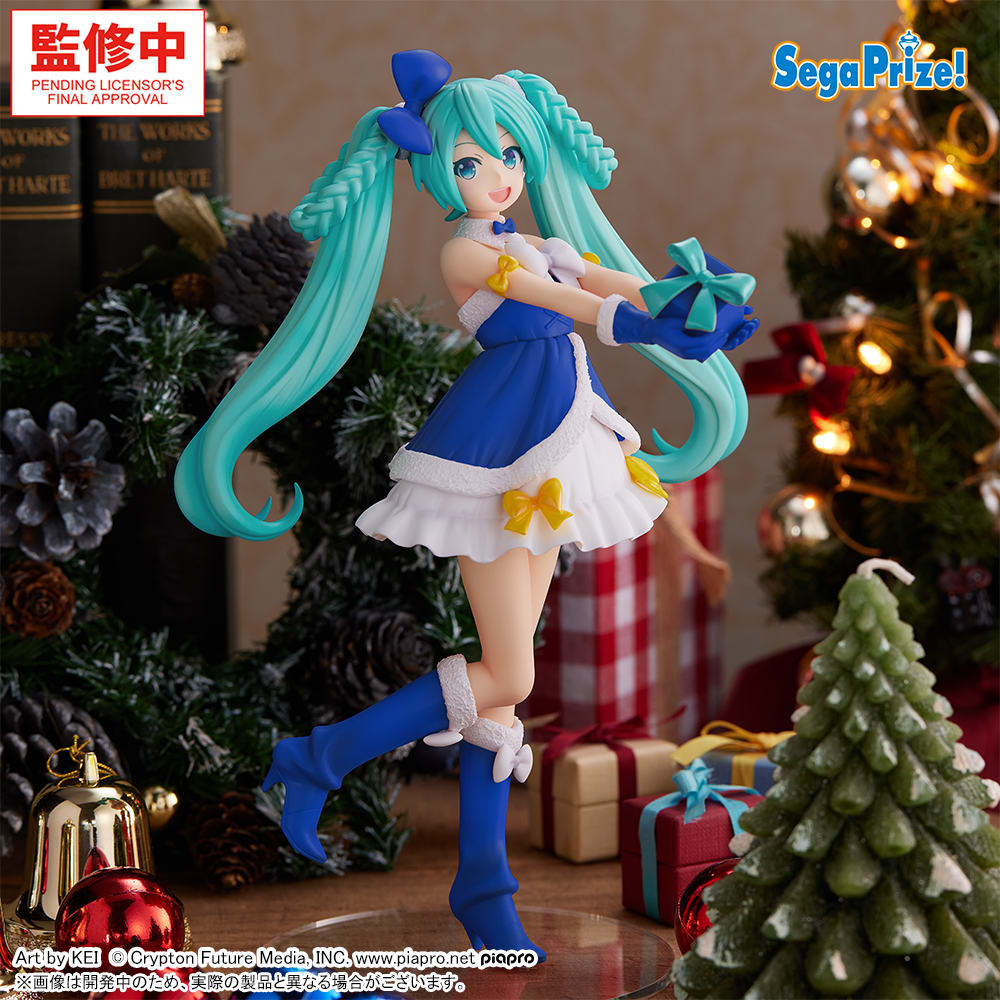 初音ミクシリーズ ハイプレミアムフィギュア“初音ミク”サファイアクリスマスVer.のプライズ画像