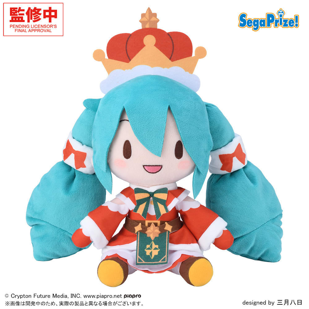 初音ミクシリーズ ふわぷち Mぬいぐるみ“初音ミク”-クリスマス2026-のプライズ画像