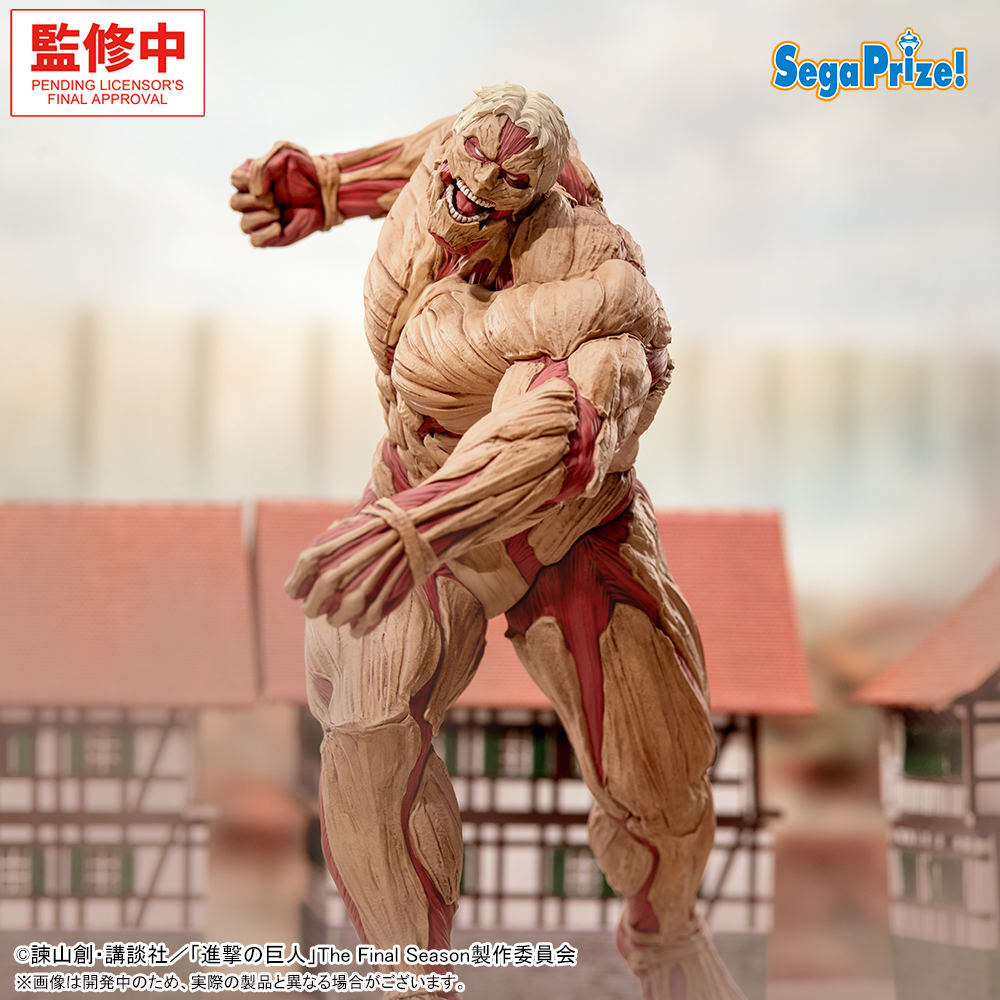 進撃の巨人 GigantiX ‐ライナー・ブラウン‐鎧の巨人Ver.のプライズ画像