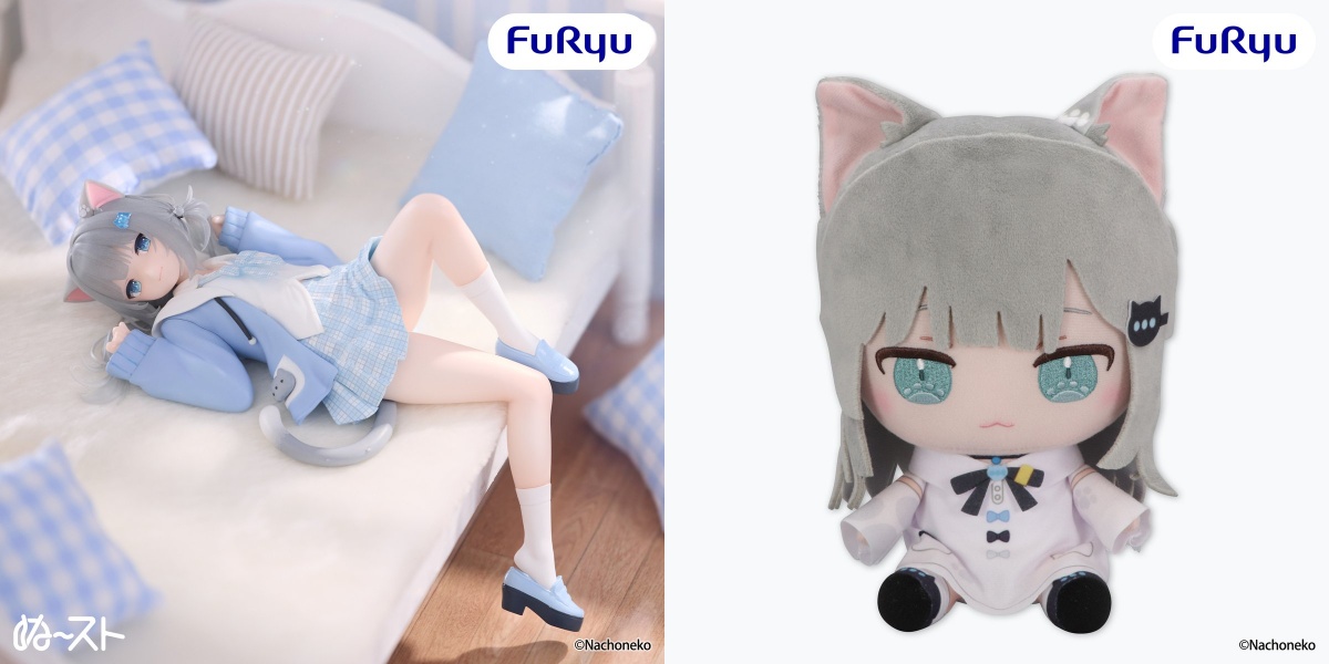 【Nachoneko】ぬーどるストッパー＆BIGぬいぐるみの画像